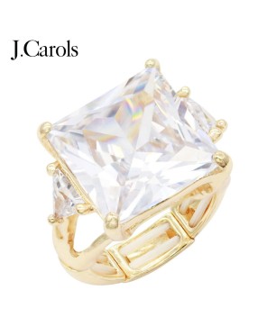 Elegant Crystal Stone Stretch Fashion Rings | Sparkling Colors