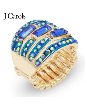 Dazzling Rhinestone Crystal Stretch Rings | Multiple Colors