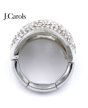 Crystal Stone Stretch Rings | Zinc Alloy Fashion Jewelry