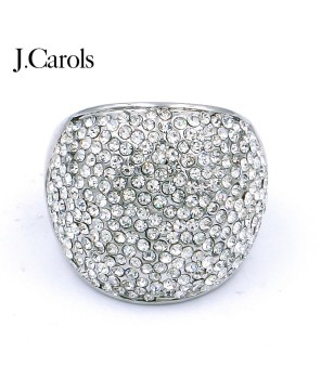 Crystal Stone Stretch Rings | Zinc Alloy Fashion Jewelry