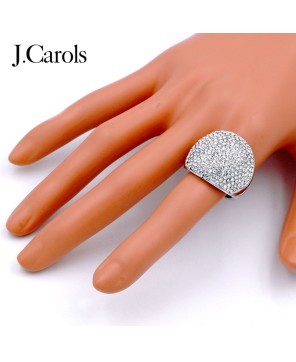 Crystal Stone Stretch Rings | Zinc Alloy Fashion Jewelry