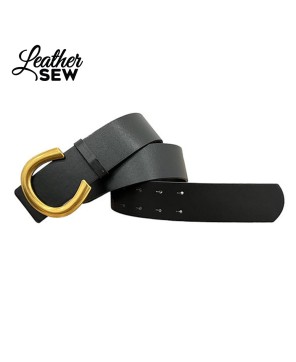 Women's Letter Buckle Belt - Stylish Accessory