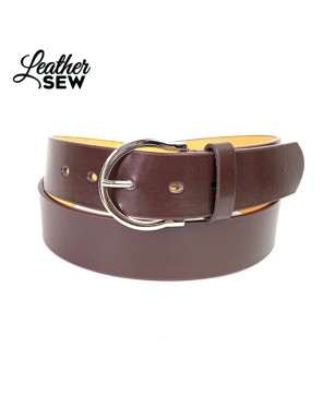 Stylish Women's Belt - Silver Wide Buckle for Any Outfit