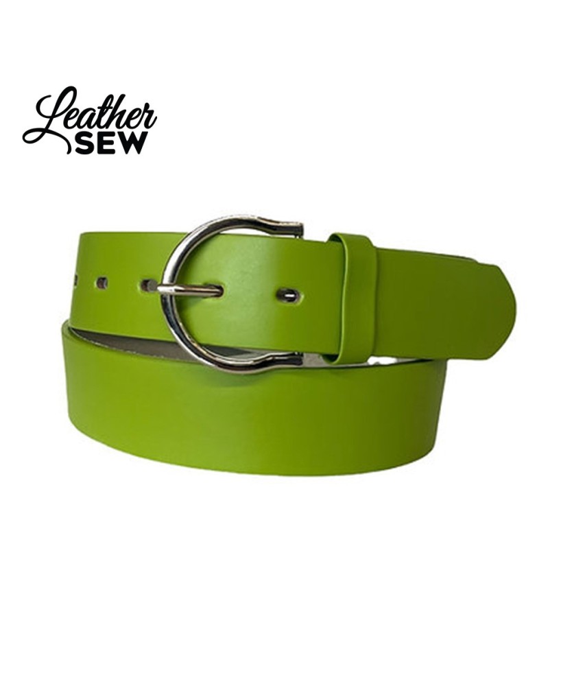 Stylish Women's Belt - Silver Wide Buckle for Any Outfit