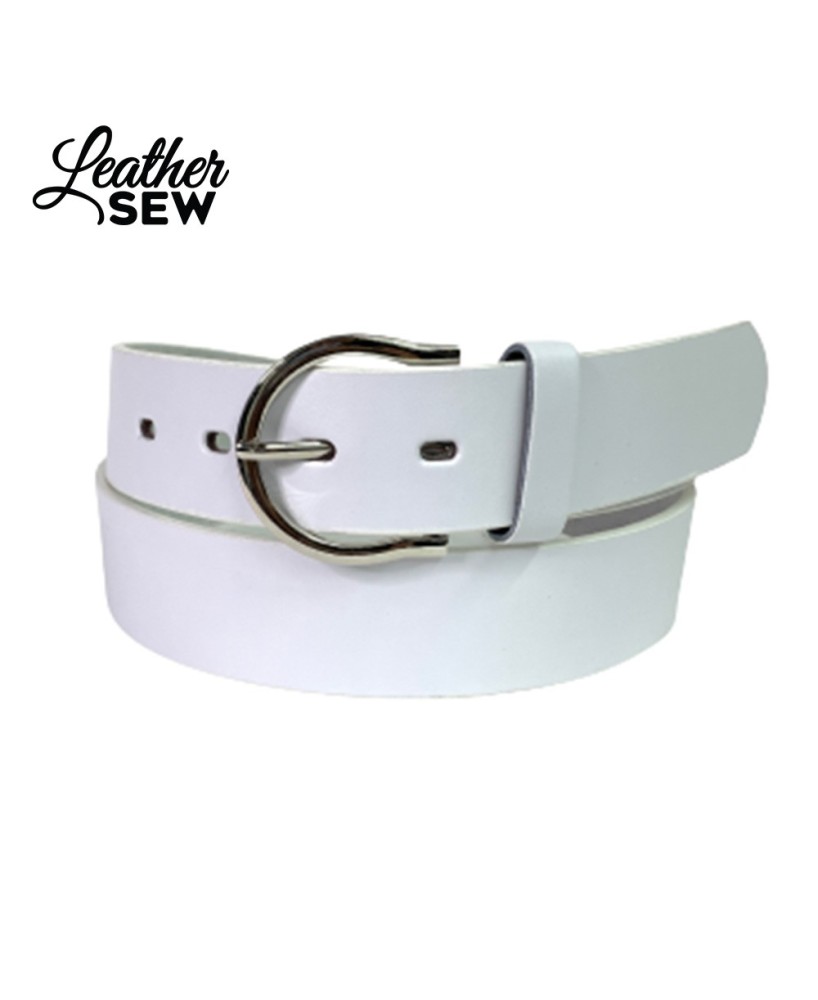 Stylish Women's Belt - Silver Wide Buckle for Any Outfit