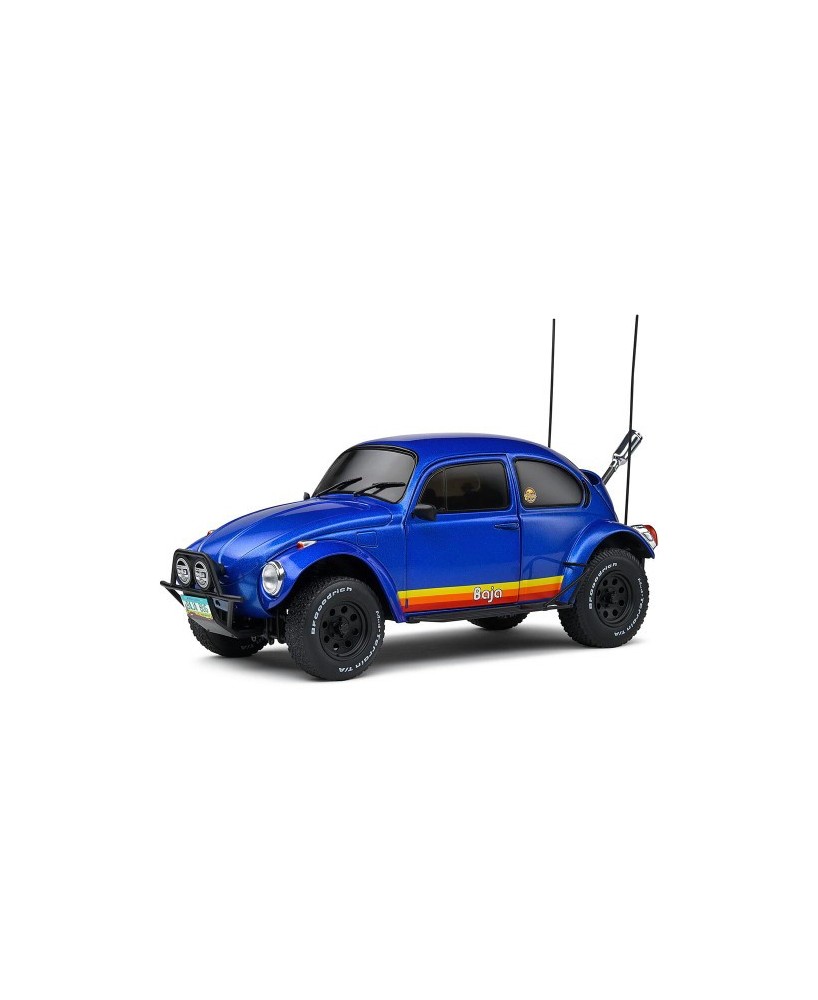 1975 Volkswagen Beetle Baja Diecast Model - Metallic Blue Adventure