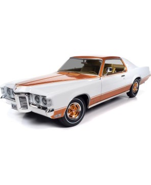 1969 Pontiac Grand Prix Cameo White Diecast Model - Big Block Beauty