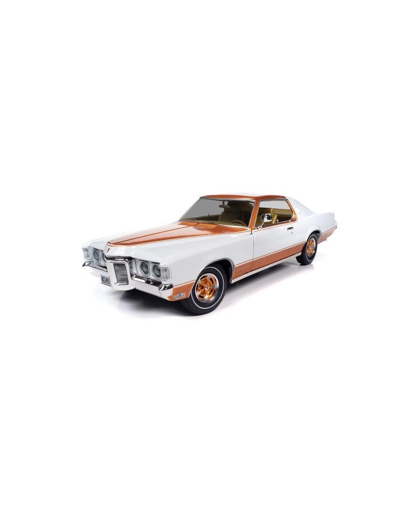 1969 Pontiac Grand Prix Cameo White Diecast Model - Big Block Beauty