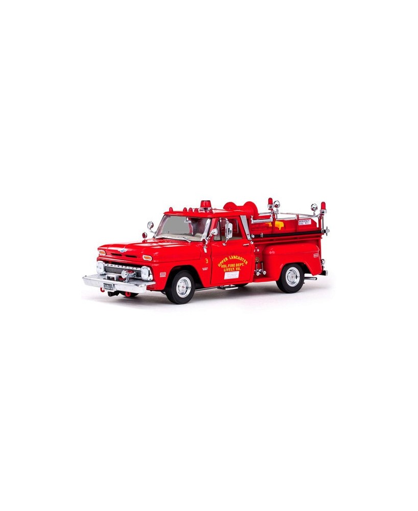 1965 Chevrolet C-20 Fire Truck Diecast Model 1:18 Scale | Sunstar