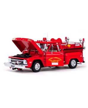 1965 Chevrolet C-20 Fire Truck Diecast Model 1:18 Scale | Sunstar