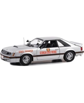 1982 Ford Mustang SSP Diecast Model - Georgia State Patrol Trooper 1:1