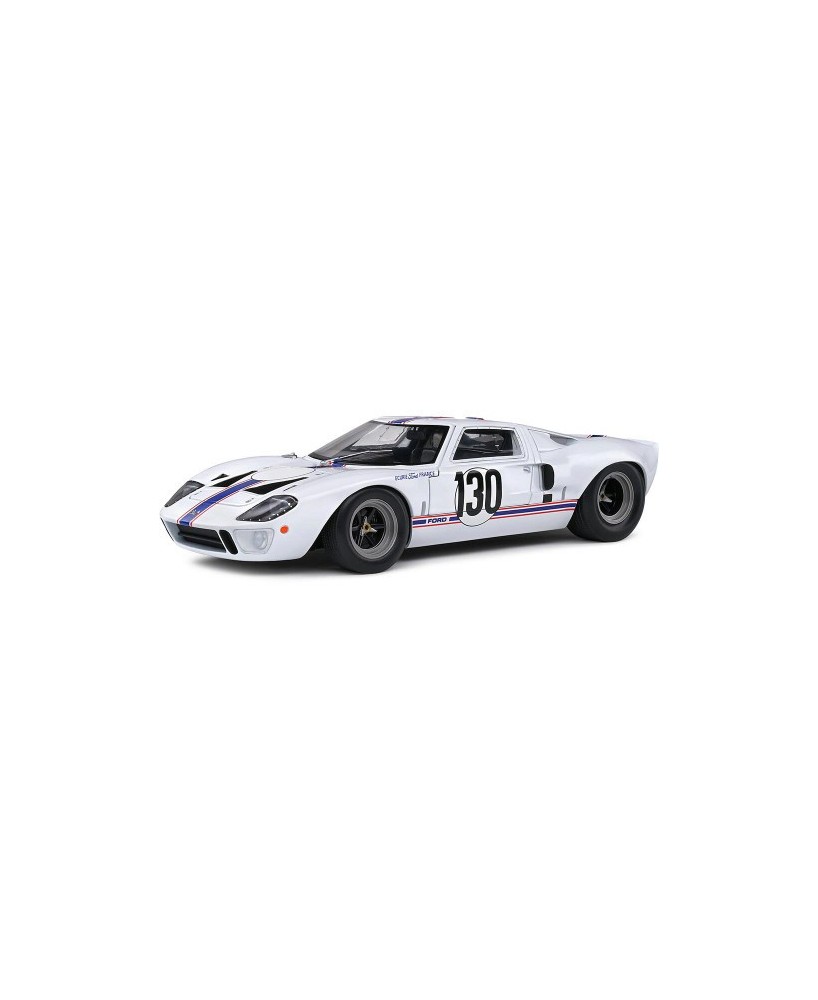 1967 Ford GT40 MKI Targa Florio White 1:18 Diecast Model