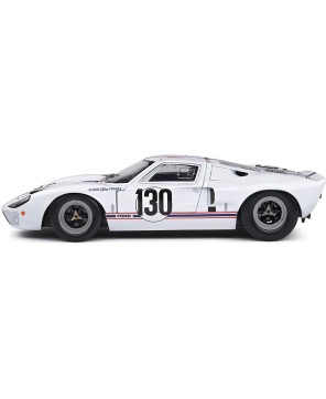 1967 Ford GT40 MKI Targa Florio White 1:18 Diecast Model