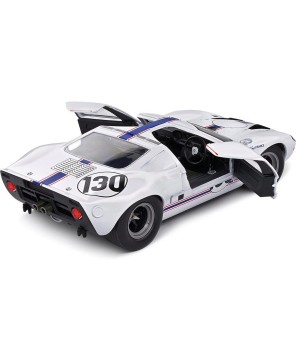 1967 Ford GT40 MKI Targa Florio White 1:18 Diecast Model