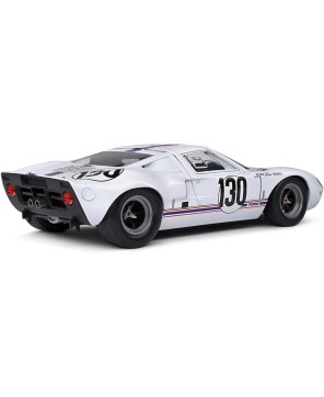 1967 Ford GT40 MKI Targa Florio White 1:18 Diecast Model