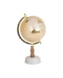 Premium 8" Gold Foil Finish World Globe with Wood & Marble Base