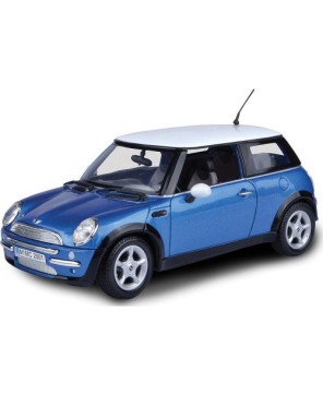 Mini Cooper - Blue 1:18 Scale Diecast Model Car