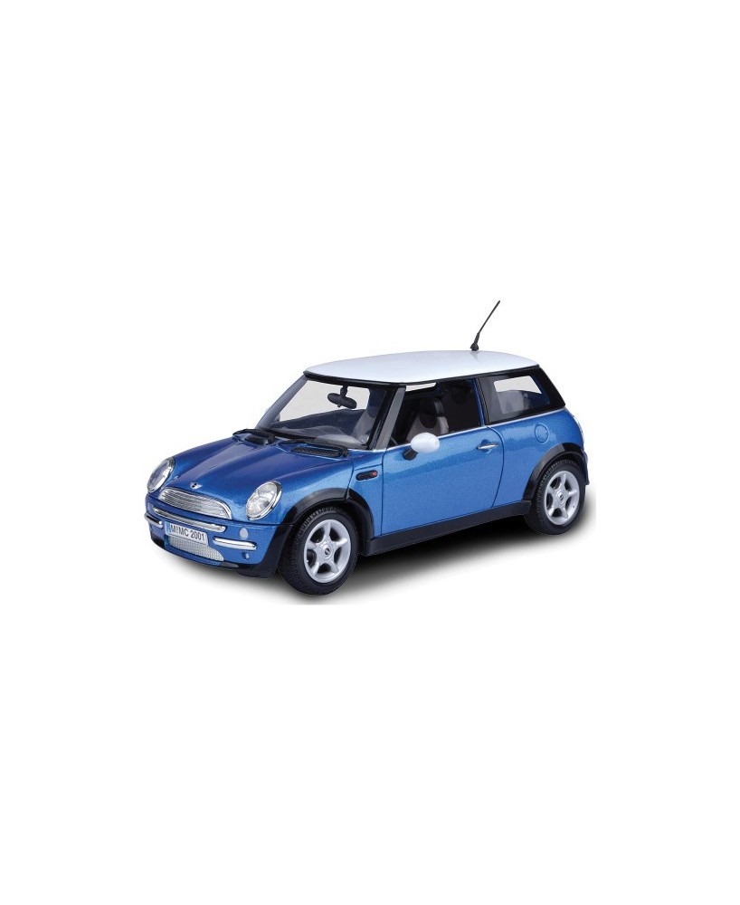 Mini Cooper - Blue 1:18 Scale Diecast Model Car