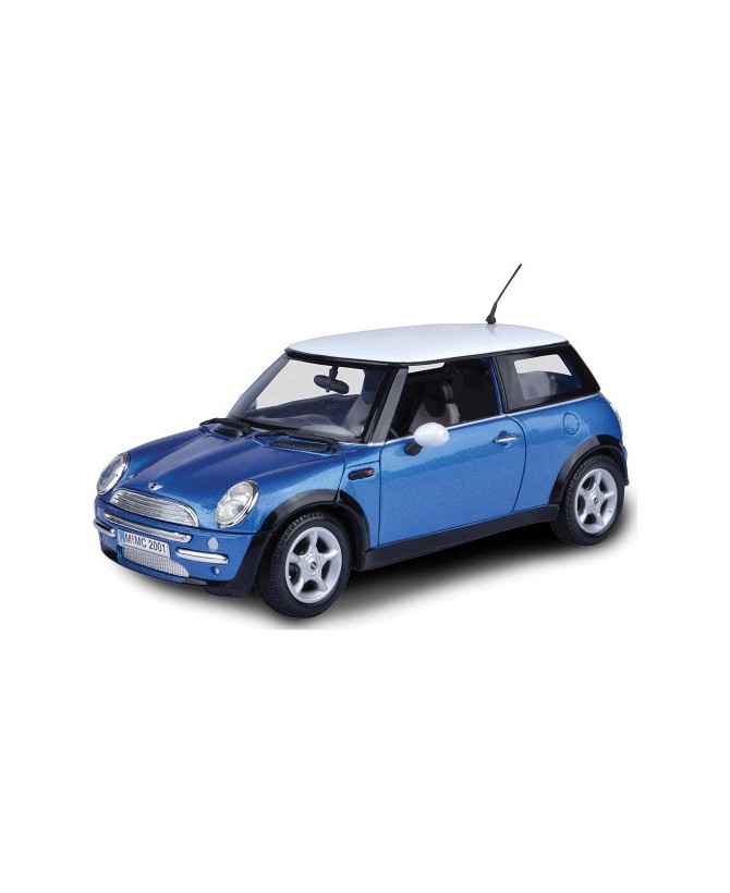 Mini Cooper - Blue 1:18 Scale Diecast Model Car