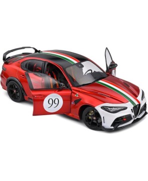 2022 Alfa Romeo Giulia GTA-M Tricolore Mugello - Red 1:18 Scale Diecas