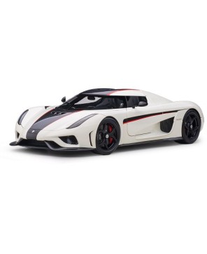 Koenigsegg Regera - White Accents Composite  Diecast Model Car