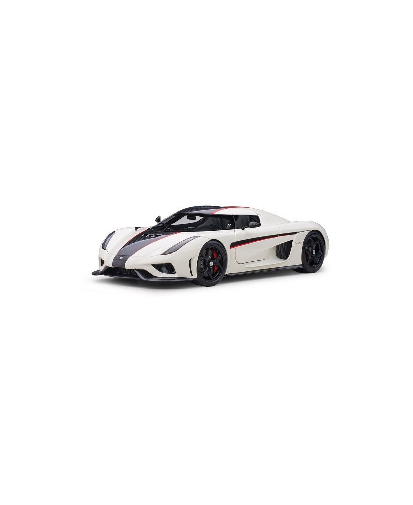 Koenigsegg Regera - White Accents Composite  Diecast Model Car