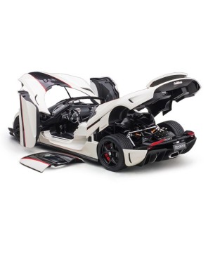 Koenigsegg Regera - White Accents Composite  Diecast Model Car