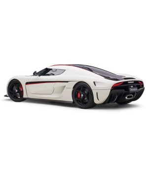 Koenigsegg Regera - White Accents Composite  Diecast Model Car