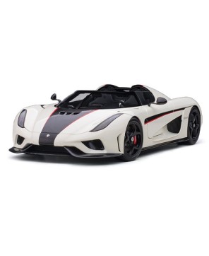 Koenigsegg Regera - White Accents Composite  Diecast Model Car