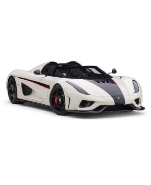 Koenigsegg Regera - White Accents Composite  Diecast Model Car