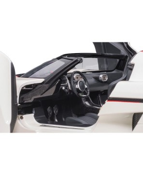 Koenigsegg Regera - White Accents Composite  Diecast Model Car