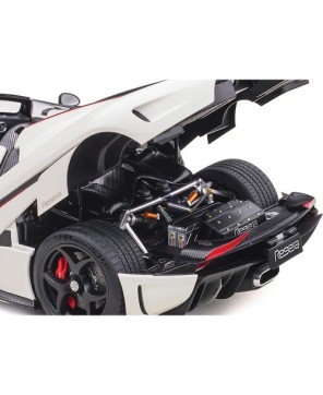 Koenigsegg Regera - White Accents Composite  Diecast Model Car