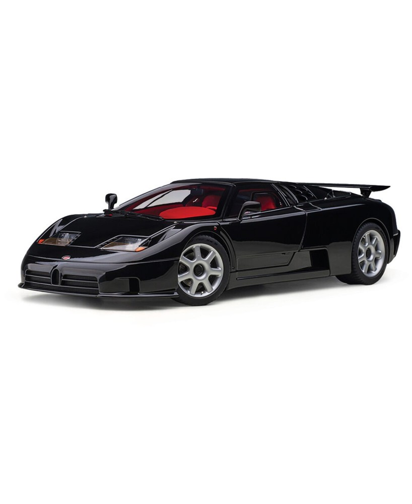 Bugatti EB110 SS - Nero Black 1:18 Scale Composite Diecast Model Car