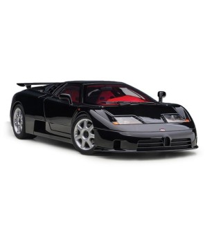 Bugatti EB110 SS - Nero Black 1:18 Scale Composite Diecast Model Car