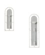 Metal & MDF Candle Sconce Set - Elegant Home Decor