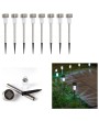 Solar LED Stakes - Touch Of Eco Lawnlite Metal/Plastic Lights