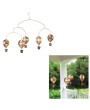 Regal Art & Gift Gold Hot Air Balloon Hanging Mobile - Elegant Decor