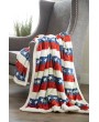 Cozy Americana Plush Sherpa Throw - Super Soft & Warm | Carstens