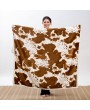 Luxury Hair on Hide Plush Sherpa Throw - Cozy Home Decor Essential