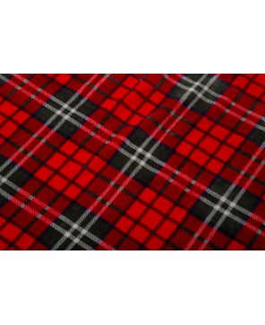 Holiday Plaid Plush Sherpa Throw - Festive Home Decor