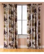 Cozy Vintage Lodge Curtain Panels - Rustic Charm Set of 2 with Tieback