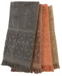 Fringe Hand Towels| Jacquard Design