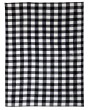 Black & White Plush Curtain Panels - Set of 2