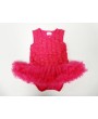 Hot Pink Rose Bodysuit with Tutu - Stylish Baby Outfit