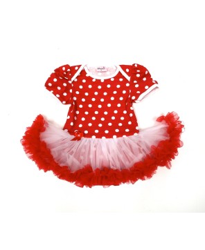 Red White Polka Dot Bodysuit with Cute & Comfortable Baby Outfit