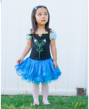 Royal Blue Anna Dress | Elegant Princess Costume for Magical Moments