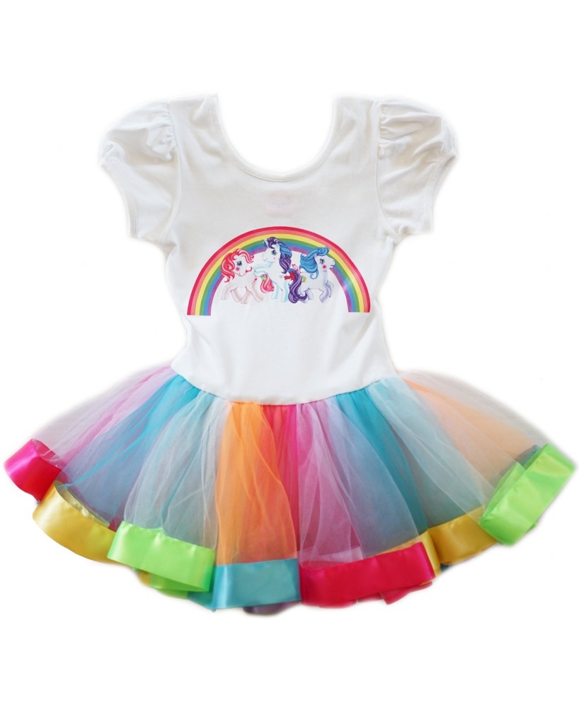 My Little Pony Rainbow Ballet Dress | Colorful Fantasy Costume