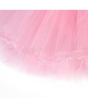 Pink Asymmetrical Ballet Dress for Graceful Performances