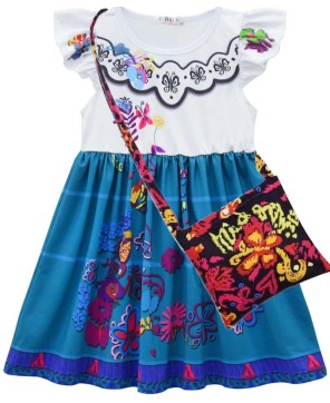 Encanto Mirabel Madrigal Dress for Girls - Magical Disney-Inspired