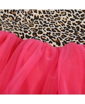 Leopard Hot Pink Dress for Girls - Stylish Animal Print Fashion